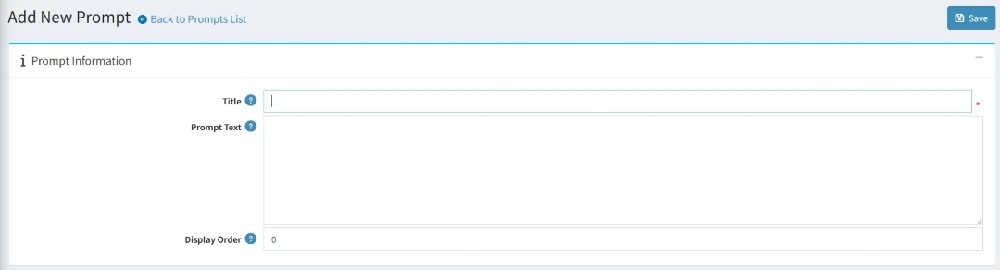 ai analytics insights plugin supports to add new prompt setting
